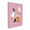 Stupell Industries Pink Boo Halloween Ghosts Canvas Wall Art